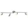 Brilliant G28832/13 Plafonnier Barre Acier 4 x GU10 2,5 W LED Métal Ar...