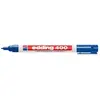 edding - marqueur permanent 400, pointe ogive, bleu