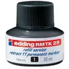 EDDING - encre de chine de recharge RMTK 25, bleue, 25 ml permanente, ...