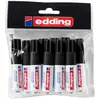 edding Marqueurs indélébiles 10 pcs Noir Mini 0,5