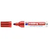 edding - marqueur permanent 550, pointe ogive, rouge