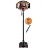 HUDORA Panier De Basket Avec Socle À Lester + Ballon Et Pompe