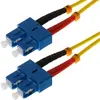Helos 7.5m OS2 SC/SC Glasvezel kabel 7,5 m Geel