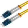 Helos 2m OS2 LC/LC Glasvezel kabel Geel