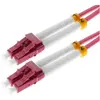 Helos 3m OM4 LC/LC Glasvezel kabel Violet
