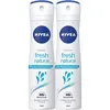 Nivea Deo Spray - Fresh Natural - 2 x 150 ml