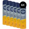 Nivea Men Active Energy Deodorant Spray - 6 x 150 ml