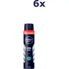 6x Nivea Deospray Men - Cool Kick 250 ml