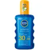 NIVEA SUN Protect & Dry Touch Transparante Zonnebrand Spray - SPF 30 - Zonnespray - Waterbestendig - Geen witte strepen - 200 ml
