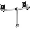 Durable Support De Montage Pour 2 Moniteurs Avec Pince De Table
