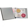 Durable 527701 Classeur 4 Anneaux pour 96 CD/DVD Noir/Argent