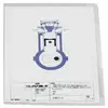DURABLE Pochettes-coin, A4, en PP, 0,12 mm, transparent
