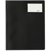 Durable 250001 chemise à lamelle avec couverture opaque noir d250001