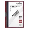 Durable duraclip 30 chemise de présentation à clip bordeaux 2200 31