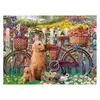 Ravensburger puzzel Süße Hunde im Garten - 500 stukjes.