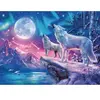 Ravensburger puzzel Star Line - Wolf im Nordlicht - 500 stukjes.