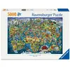 Ravensburger Carte du monde illustrée (5000 pièces)