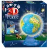 Ravensburger XXL Globe (Engels) Night Edition - 3D puzzel - 180 stukjes