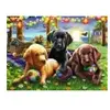 Puzzle Ravensburger - Chats au pique-nique, 100 pièces XXL