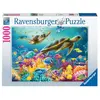 Puzzle 1000 pièces Ravensburger Le monde sous-marin bleu