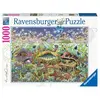 Brio Puzzle Ravensburger - Le monde sous-marin au crépuscule, 1000 pièces