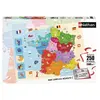 Puzzle 250 pièces Nathan Carte de France