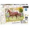 Nathan- Puzzle 60 pièces-Maman bébé Poney Enfant, 4005556861675