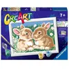 Ravensburger Jeu De Peinture Creart Serie E Classic Bonitos Conejitos