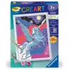 CreArt Kids 18x24cm Etincelant Pégase, Kit de peinture par numéros Num...
