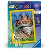 CreArt Kids 18x24cmChat et son compagnon le papillon, Kit de peinture ...