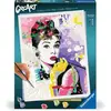 Ravensburger schilderen op nummer set - Audrey Hepburn canvas kunst.