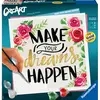 Peinture au numéro Ravensburger Creart Format carré Make your dreams happen