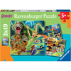 Ravensburger puzzel Scooby Doo - Legpuzzel - 3x49 stukjes