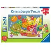 Puzzle enfant 2x24 pièces Ravensburger Les petits fruits et légumes