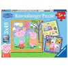 Puzzle 3x49 pièces Ravensburger - Peppa Pig