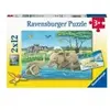 Ravensburger puzzel Jonge dieren uit de hele wereld - 2 x 12 stukjes