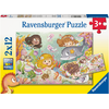 Ravensburger puzzel Kleine feeën en zeemeerminnen - Legpuzzel - 2x12 stukjes