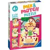 Puzzle 3x24 pièces Ravensburger - Mix&Match Farm Friends