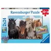 Ravensburger puzzel Paardenliefde - 2 x 24 stukjes - kinderpuzzel