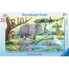 Puzzle Ravensburger - Animaux d'Afrique, 15 pièces