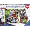 Puzzles Avengers 3x49 pièces Ravensburger pour enfant dès 5 ans