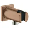 Grohe Rainshower - Wandaansluitbocht met houder, geborsteld Warm Sunse...