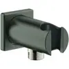 Grohe Rainshower - Wandaansluitbocht met houder, geborsteld Hard Graph...