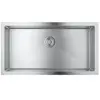 GROHE Évier en acier inoxydable K700 31580SD1 - A encastrer - 1 bac - ...