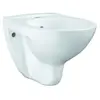 Grohe, Cuvette toilettes + bidet, Bidet mural BAU CERAMIQUE 1 HL m ÜL ...