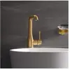 GROHE Essence New Wastafelkraan - Hoge draaibare uitloop - Met trekwas...