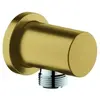 Grohe Rainshower Coude mural avec rosace ronde Brushed Cool Sunrise