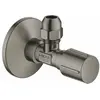 Grohe, Vanne, Robinet d'angle 1/2" 22037AL0 hard graphite brossé