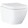 GROHE Euro hangend toiletpot met deksel - Soft close - Keramiek - Wit