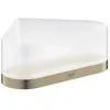 GROHE Selection hoek douchetray met houder - nikkel geborsteld (mat li...
